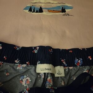 LL BEAN, pajama set womens Large-Petite